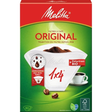 Filtres à café 1x4 + détartrant MELITTA