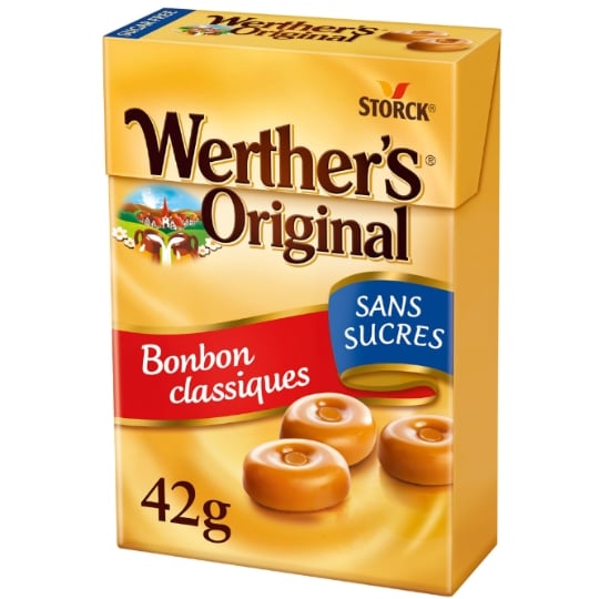 Bonbons à la crème sans sucres WERTHER'S