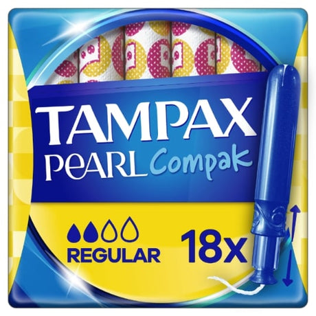 Tampons Pearl Compak Régulier Avec Applicateur TAMPAX