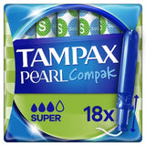 Tampons Pearl Compak Super Avec Applicateur TAMPAX