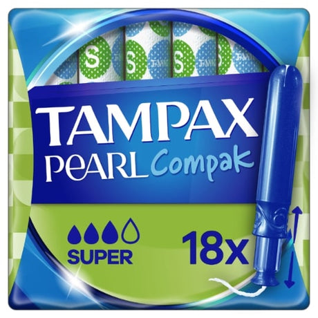 Tampons Pearl Compak Super Avec Applicateur TAMPAX