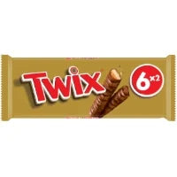 TWIX Barres Chocolatées au Caramel Paquet de 6 300g