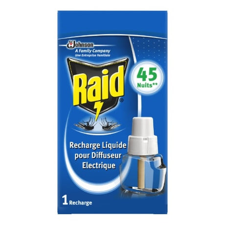 Anti-Moustique Recharge Électrique Liquide Sans Parfum RAID