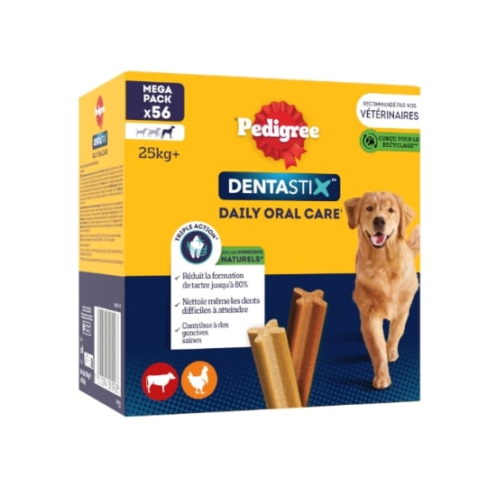 Bâtonnets Hygiène Bucco-Dentaire Pour Grand Chien Dentastix PEDIGREE