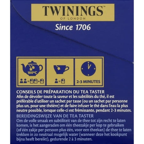 Thé noir Lady Grey TWININGS