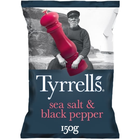 Chips sel de mer/poivre noir TYRRELL'S