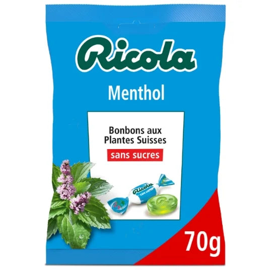 RICOLA Bonbons Menthol 70 g