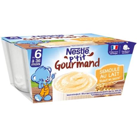 Desserts bébé dès 6 mois semoule p'tit gourmand NESTLE