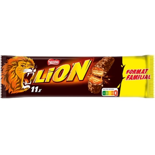 Barres de chocolat au lait LION