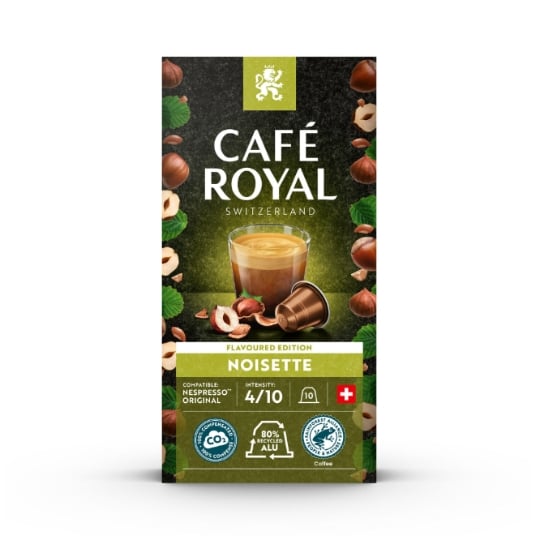 Café capsules Compatibles Nespresso noisette n°4 CAFE ROYAL