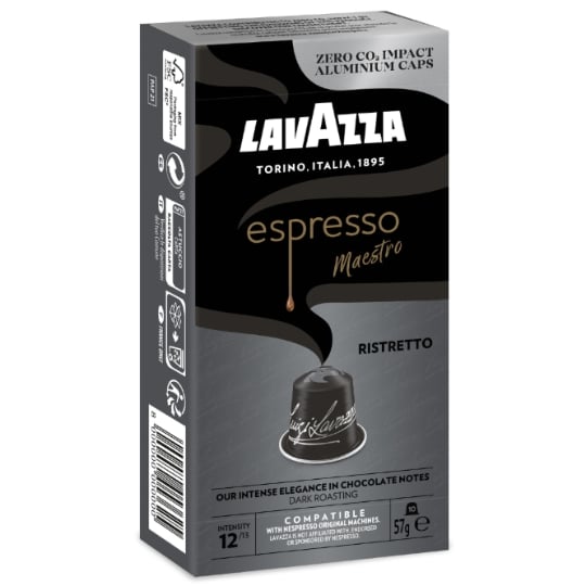 Café capsules Ristretto compatibles Nespresso LAVAZZA