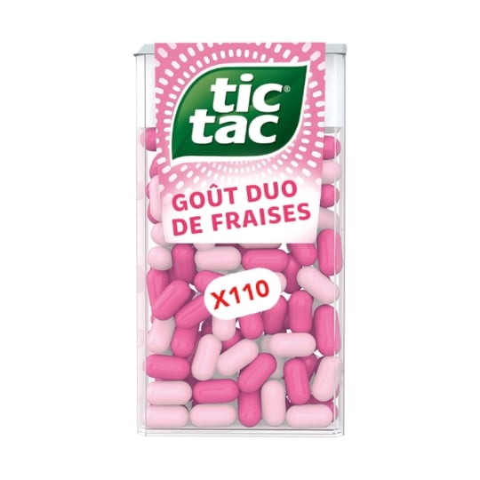 Bonbons Duo de Fraises TIC TAC