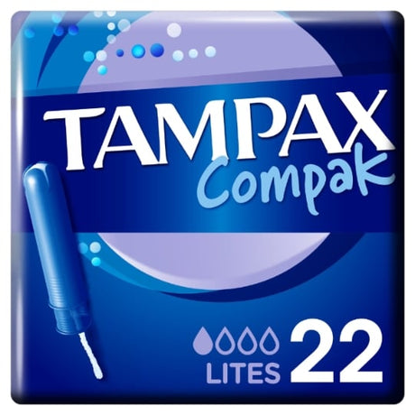 Tampons Compak Léger avec applicateur x22 TAMPAX