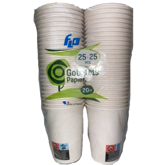 Gobelet 20cl - x50 CARREFOUR HOME