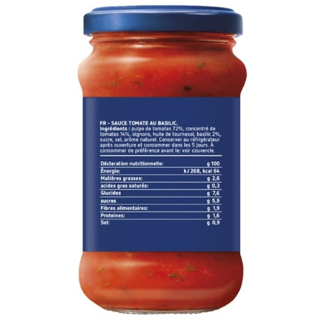 Sauce tomates basilic BARILLA