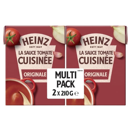 Sauce tomate cuisinée ail & oignon HEINZ