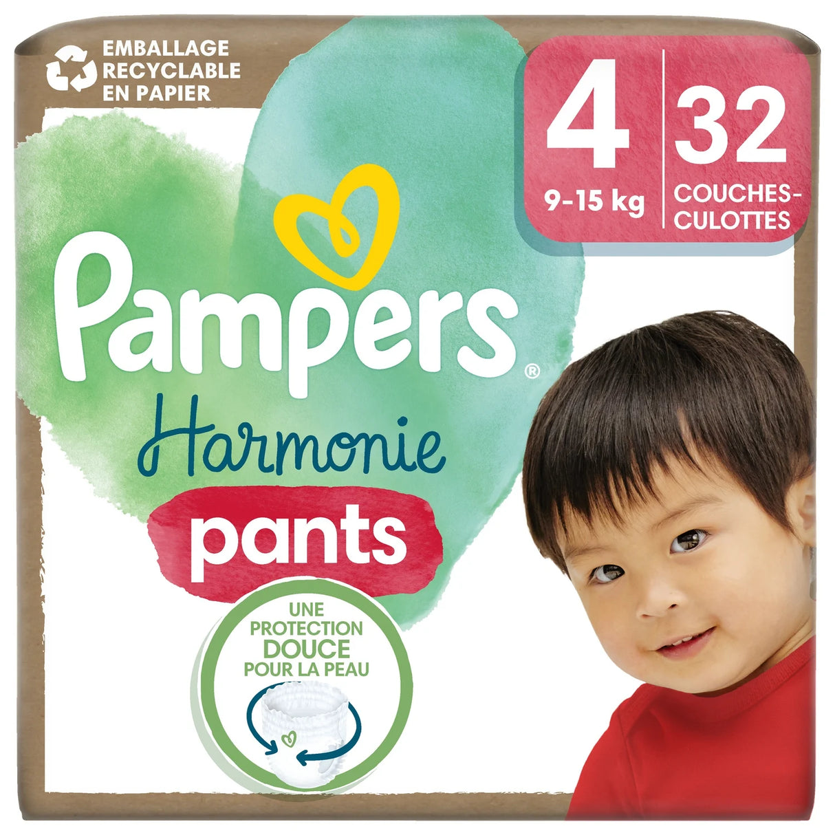 PAMPERS Harmonie Pants Taille 4 Pack de 32