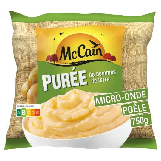 McCAIN Purée de Pommes de Terre Nature 750 g