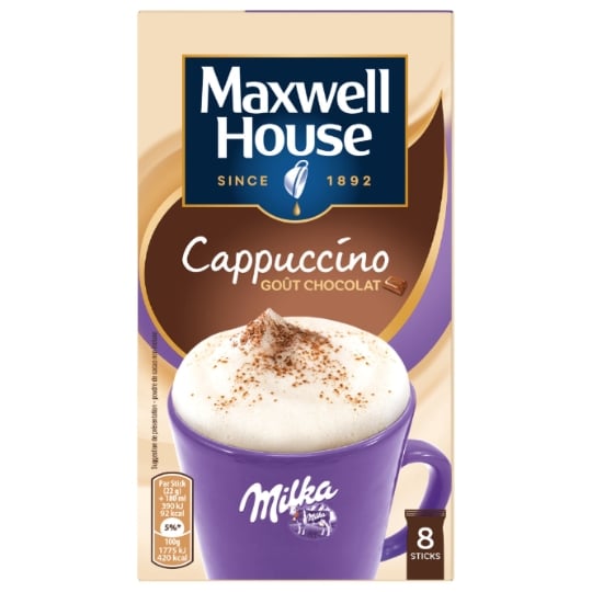 Café Cappuccino Milka soluble MAXWELL