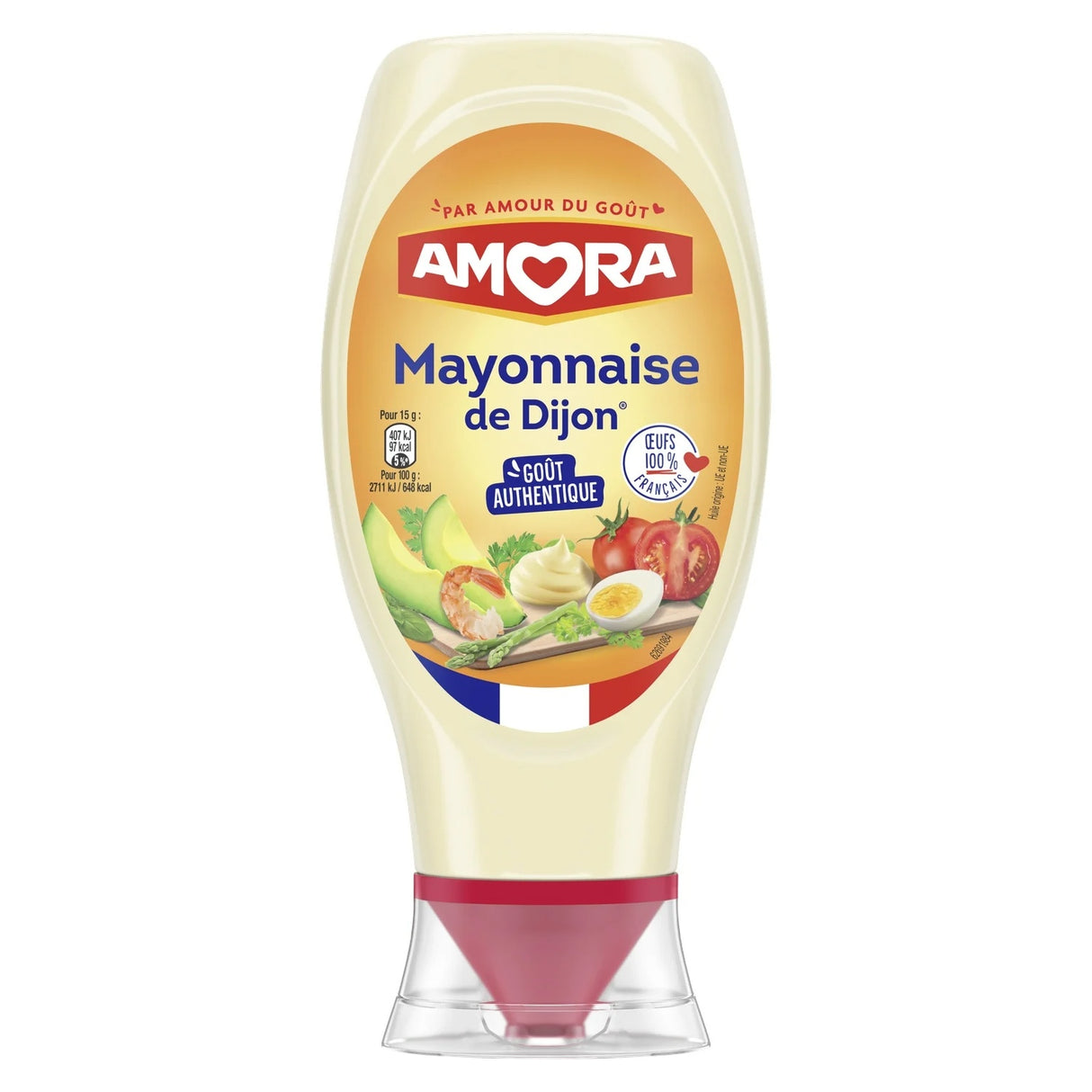 AMORA Mayonnaise de Dijon Flacon Souple 415g