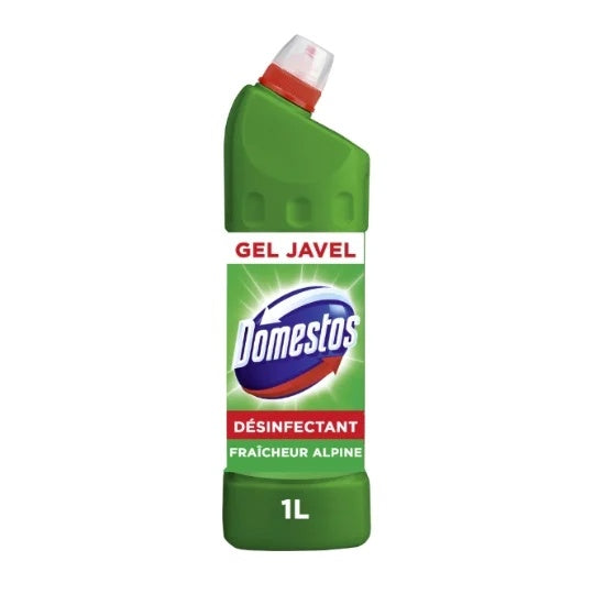 DOMESTOS Gel WC Fraîcheur Alpine avec Javel 1 L