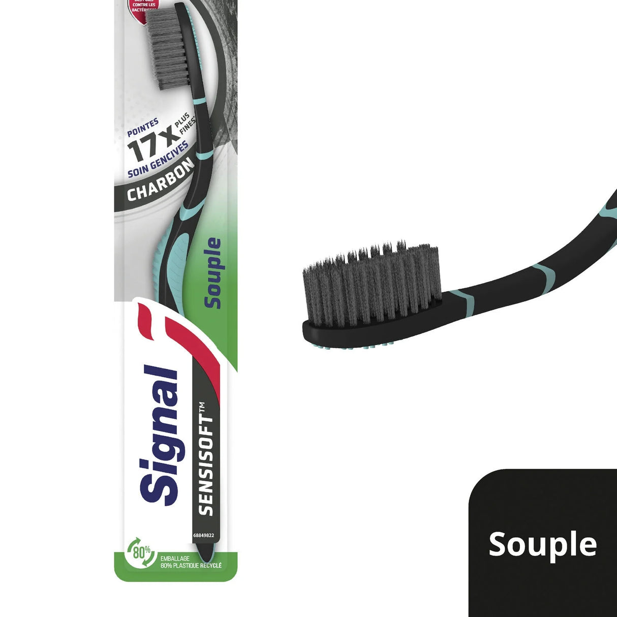 B.A.D. Signal Brosse à Dents Charbon Souple