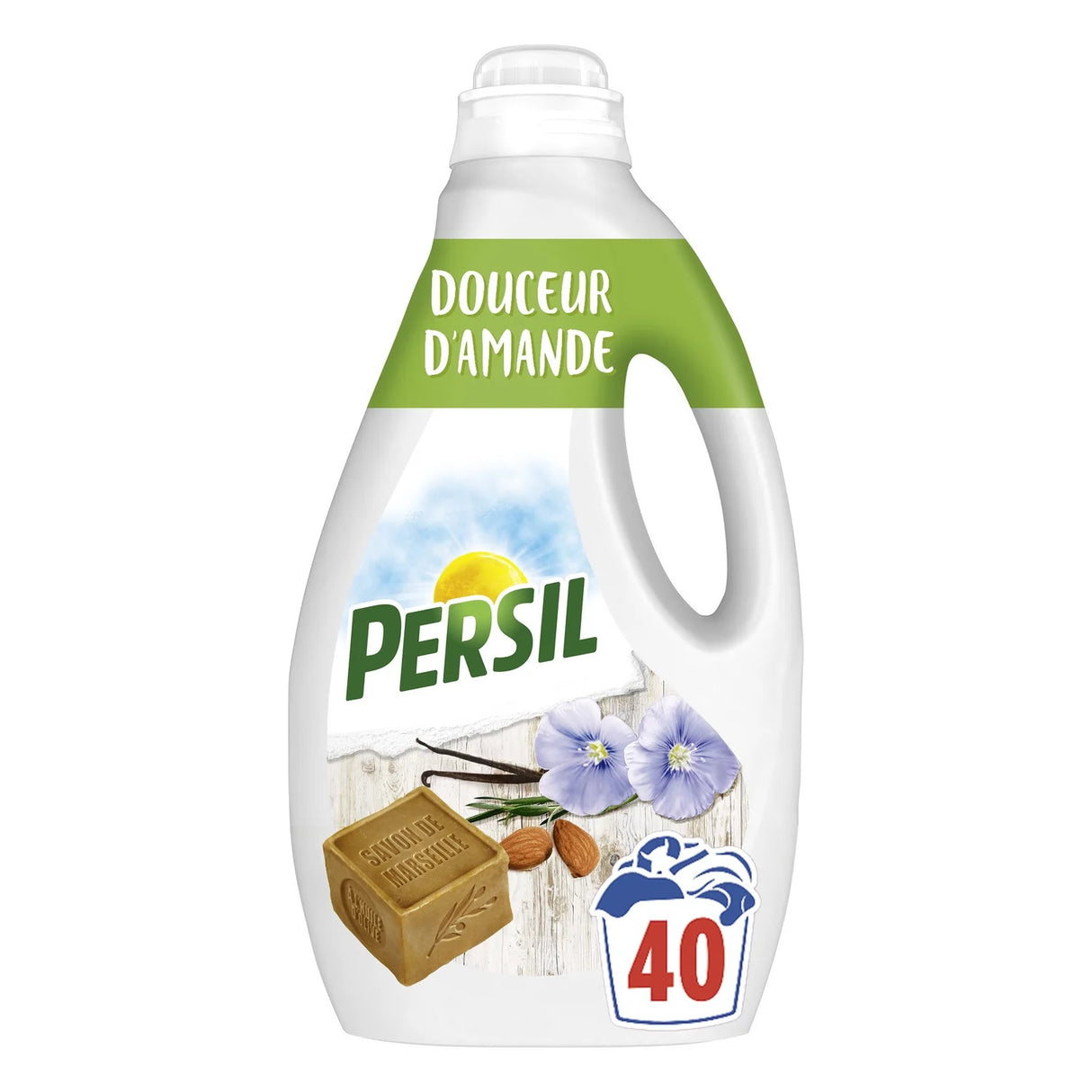 PERSIL Lessive Liquide Amande Douce 40 Lavages 1,8 L