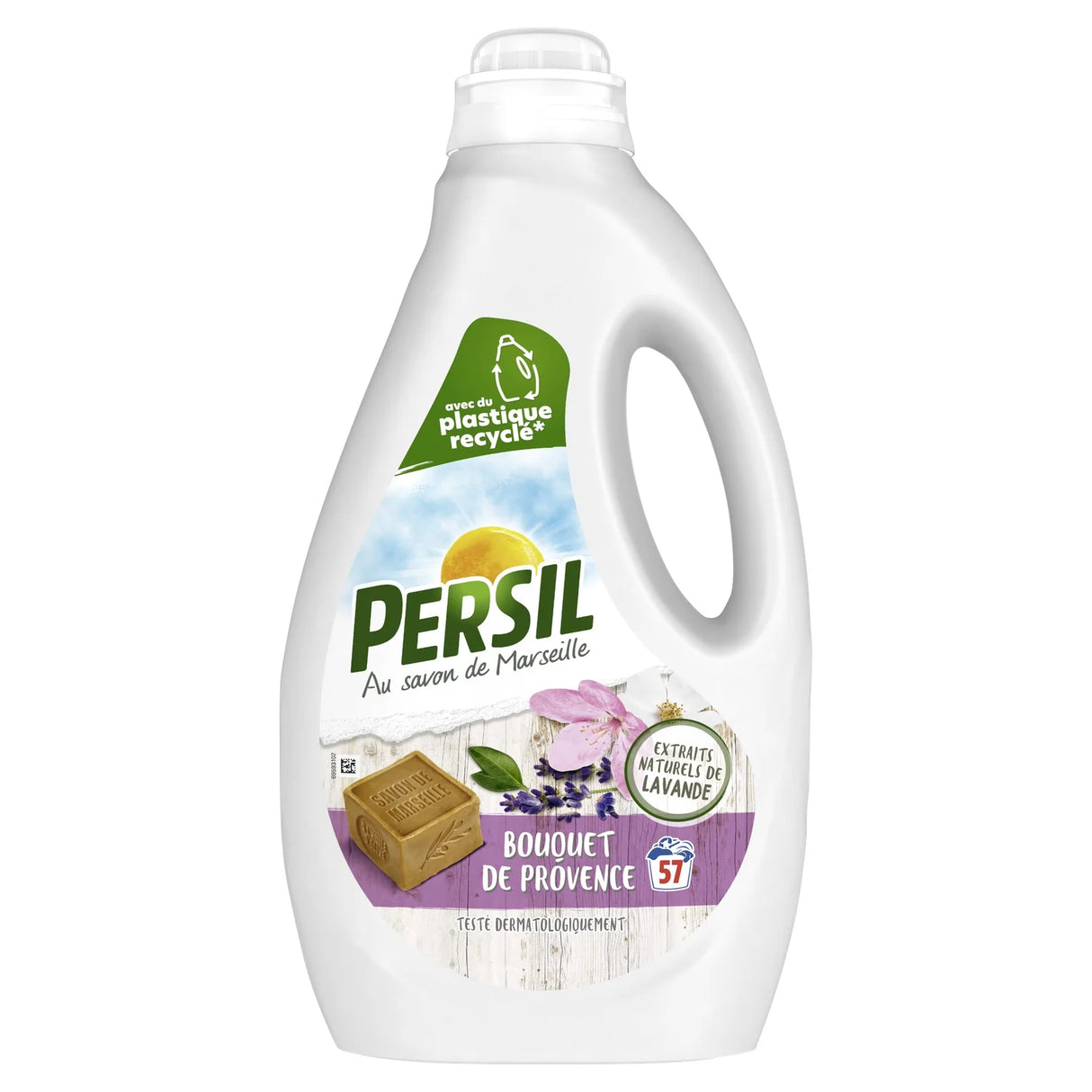 PERSIL Lessive Liquide Fraîcheur Méditerranée 57 Lavages 2,565 L