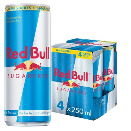 Boisson énergisante sans sucres RED BULL