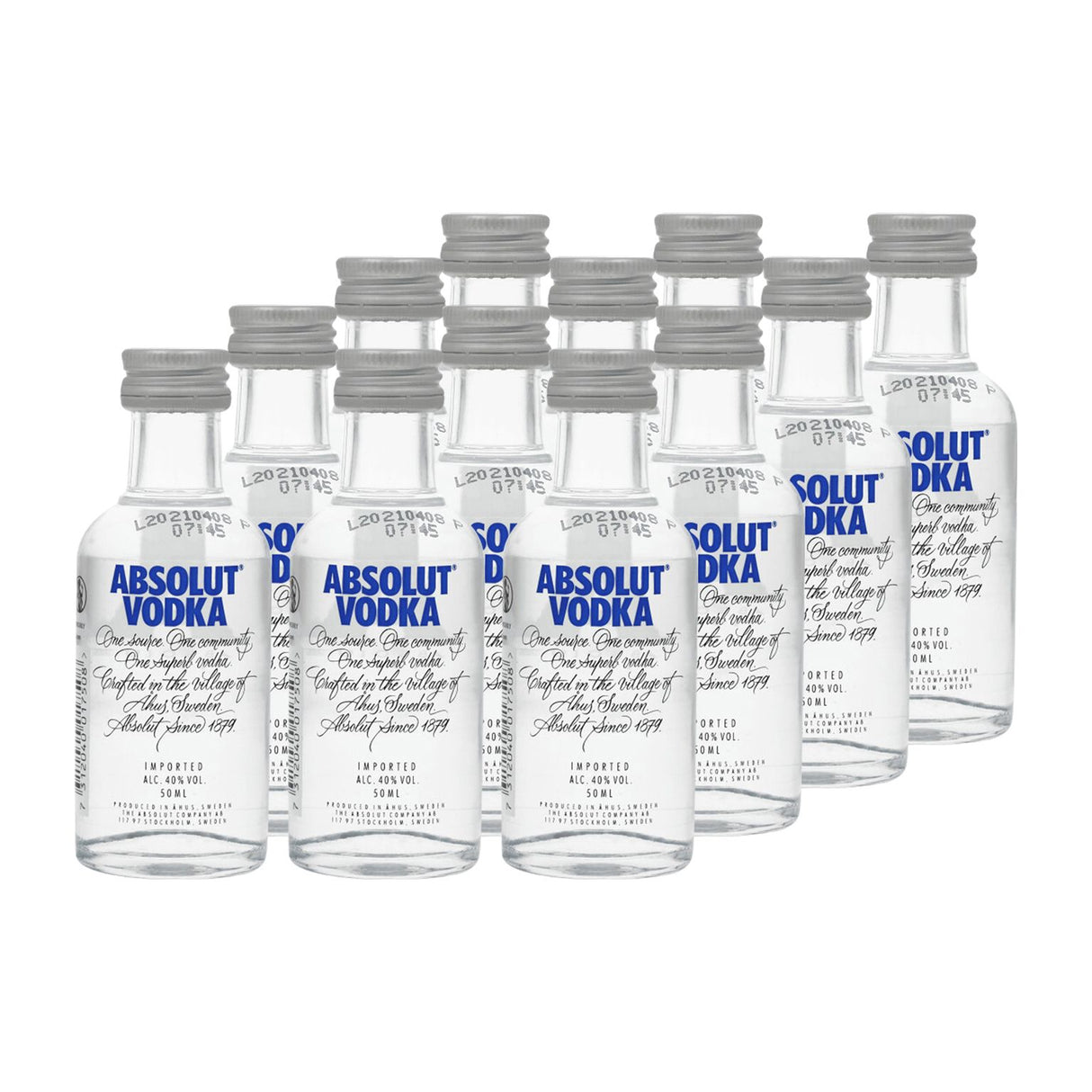 ABSOLUT Vodka Pack de 12x5cl