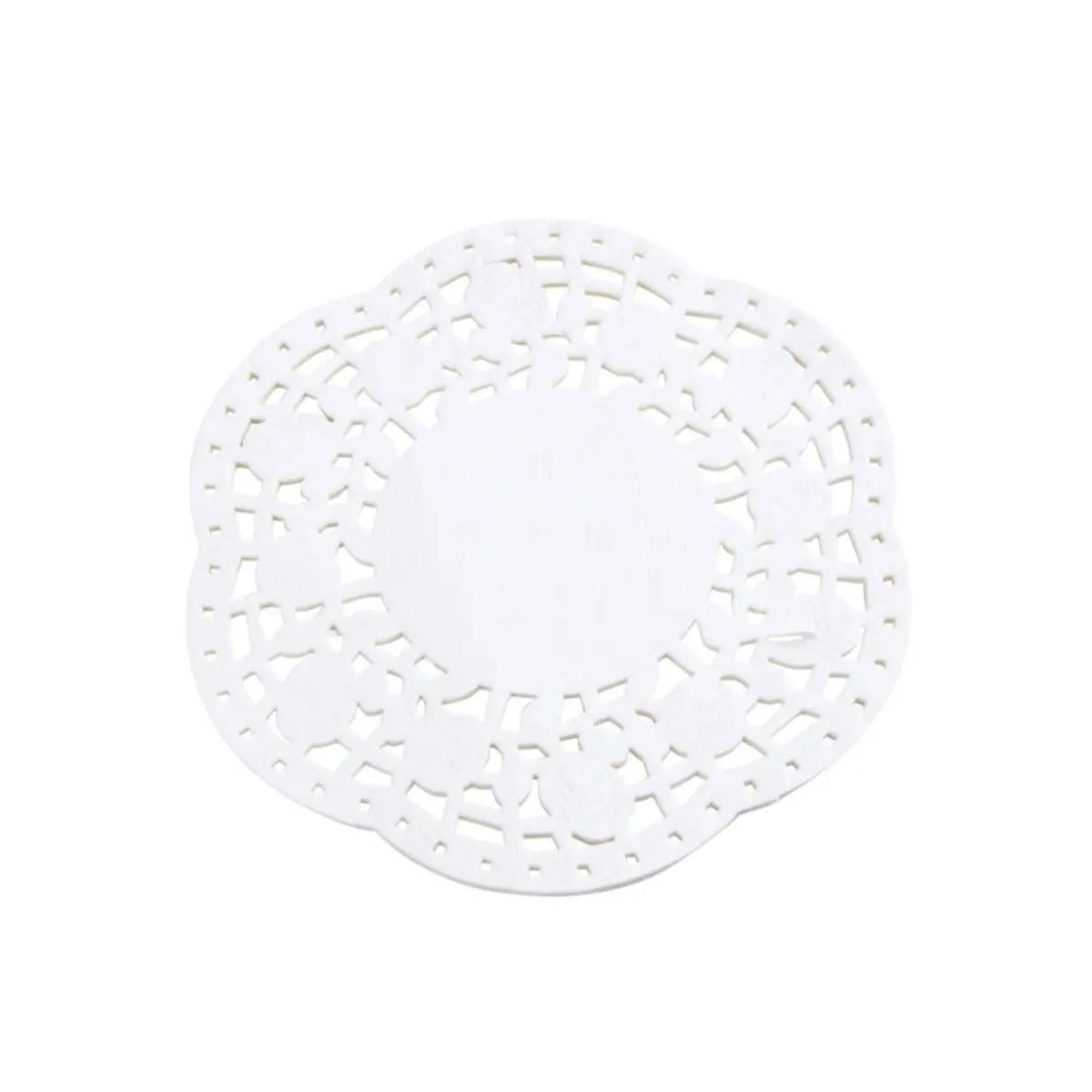 CARREFOUR HOME Napperons Blancs 10cm Lot de 40