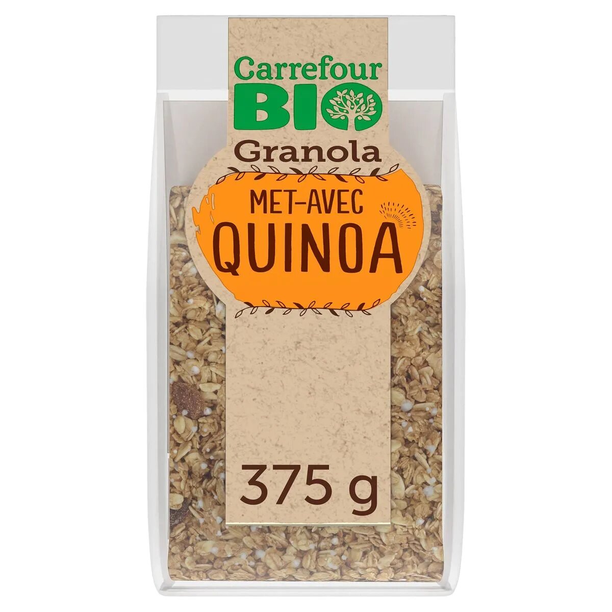 CARREFOUR BIO Granola Quinoa 375 g