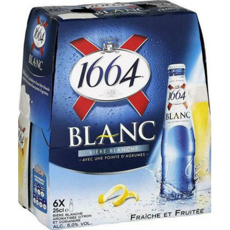 KRONENBOURG 1664 BLANC Bière Blanche Bouteille 25cl