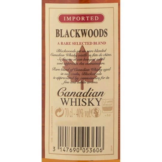 Canadian Whisky BLACKWOODS