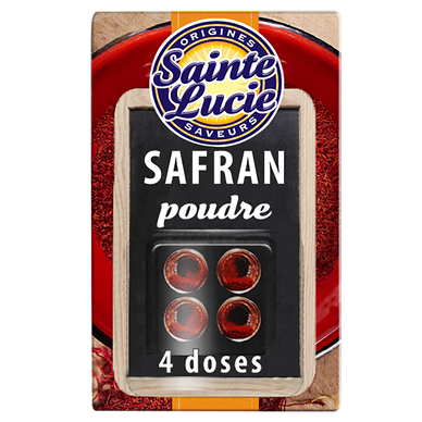 SAINTE LUCIE Safran en Poudre 4 Doses x 0,1 g