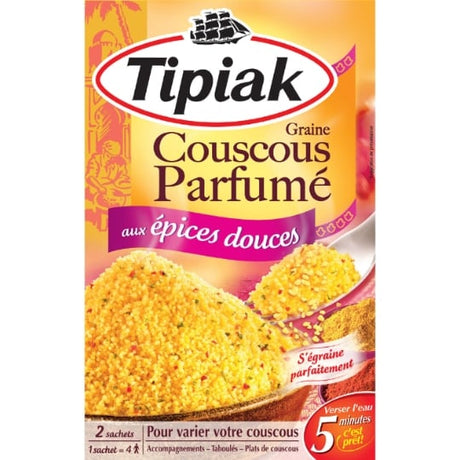 Graines de couscous parfumé aux épices douces TIPIAK