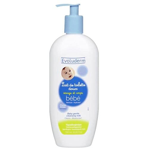 EVOLUDERM Lait de Toilette Doux Bébé 500ml