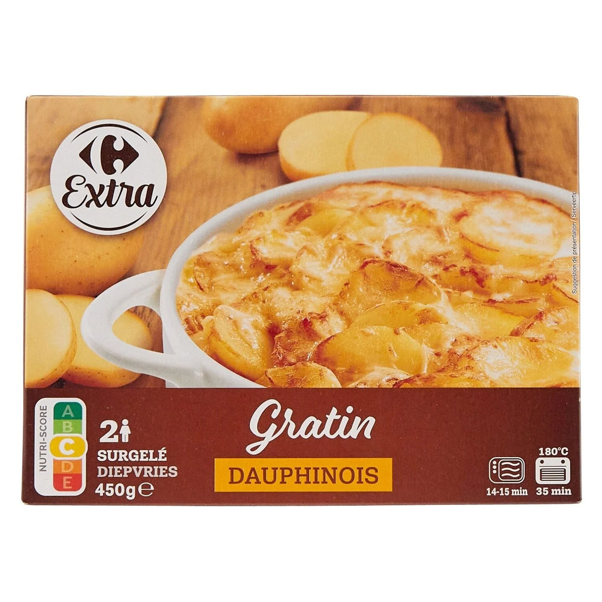 CARREFOUR Gratin Dauphinois 450 g