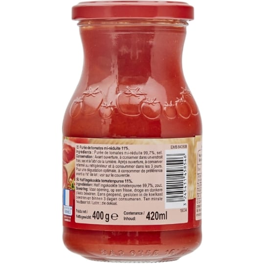 Sauce coulis de tomates CARREFOUR EXTRA