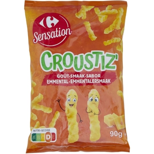 Biscuits apéritifs crousti'z gout emmental CARREFOUR SENSATION