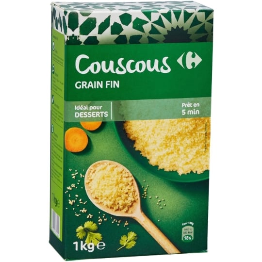 Couscous grains fins CARREFOUR