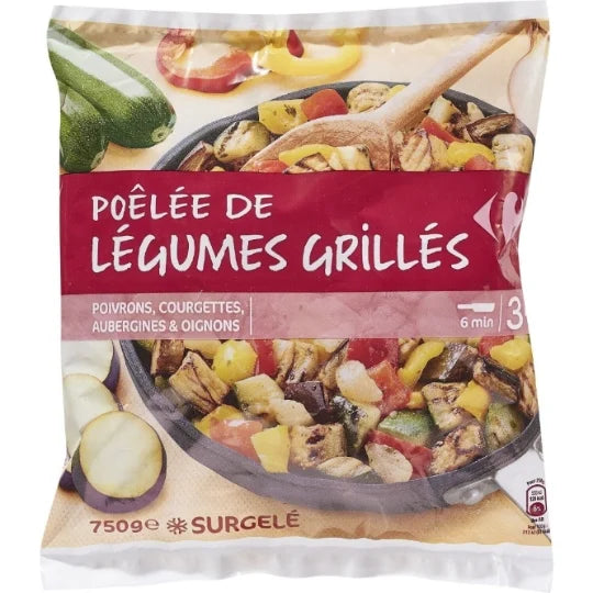 CARREFOUR EXTRA Légumes Grillés Vapeur Surgelés 600 g