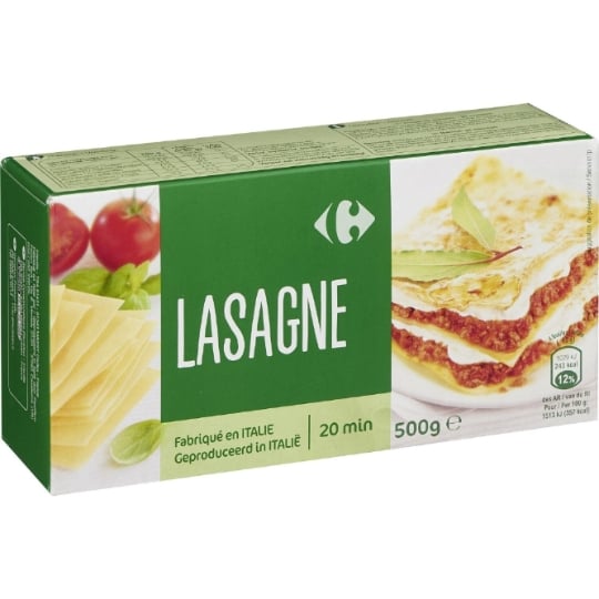 Pâtes lasagnes CARREFOUR