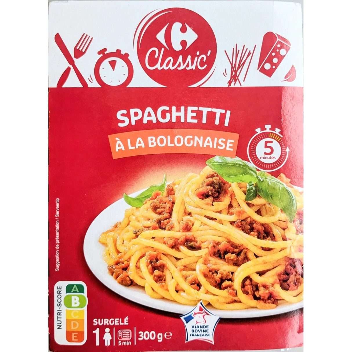 CARREFOUR Spaghetti Bolognaise 300 g