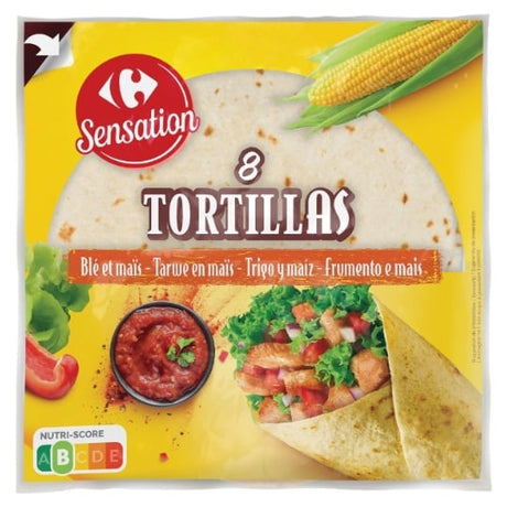 Tortillas blé & maïs CARREFOUR SENSATION