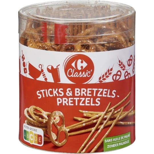 Sticks et bretzels CARREFOUR CLASSIC