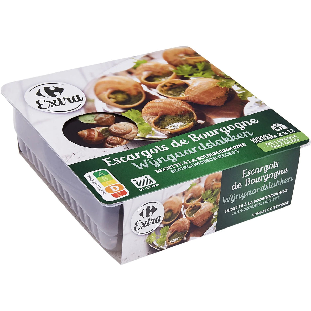 CARREFOUR Escargots de Bourgogne 12x89g