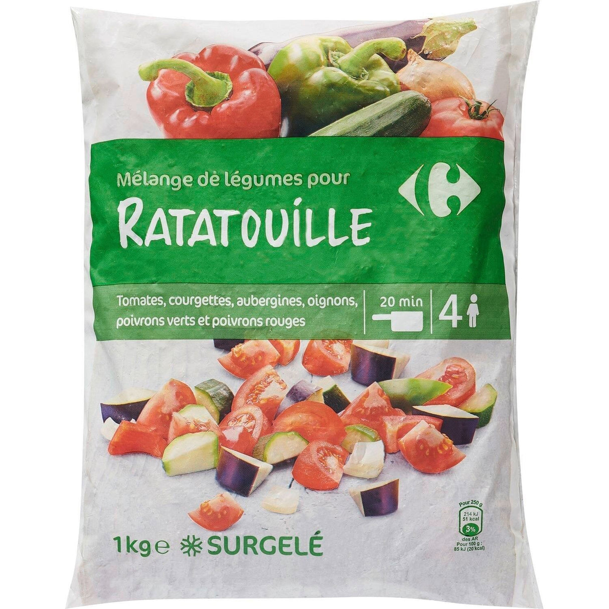 CARREFOUR CLASSIC Ratatouille Surgelée 1 kg