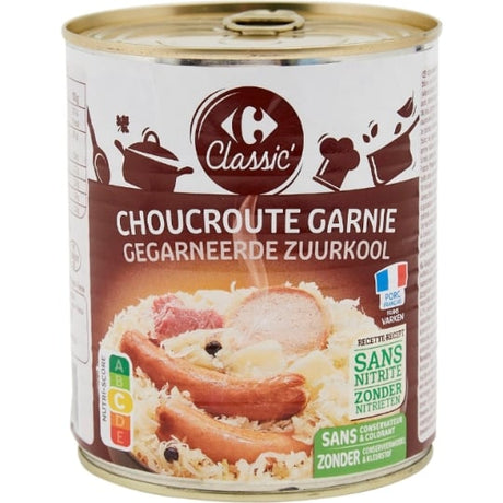 Plat cuisiné choucroute garnie CARREFOUR CLASSIC