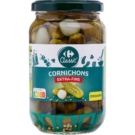 Cornichons extra-fins croquants CARREFOUR CLASSIC